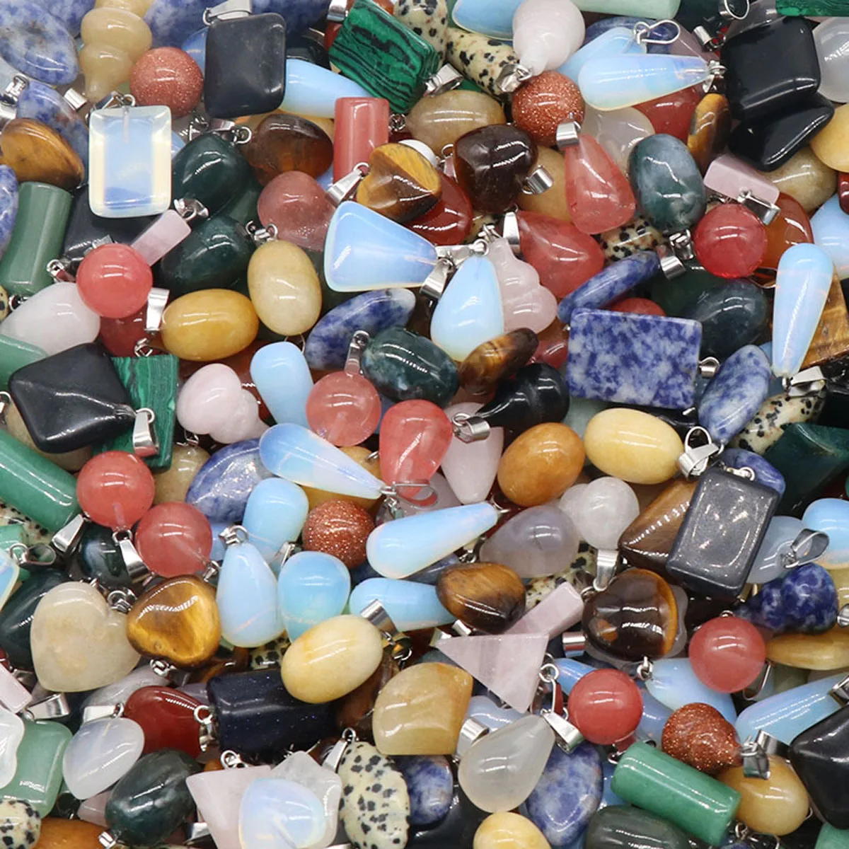 40 Ciondoli * Irregolare * Per * Di Gioielli, Collane, Orecchini, Regali Di Natale E Compleanno, Senza Batteria - Foto 4