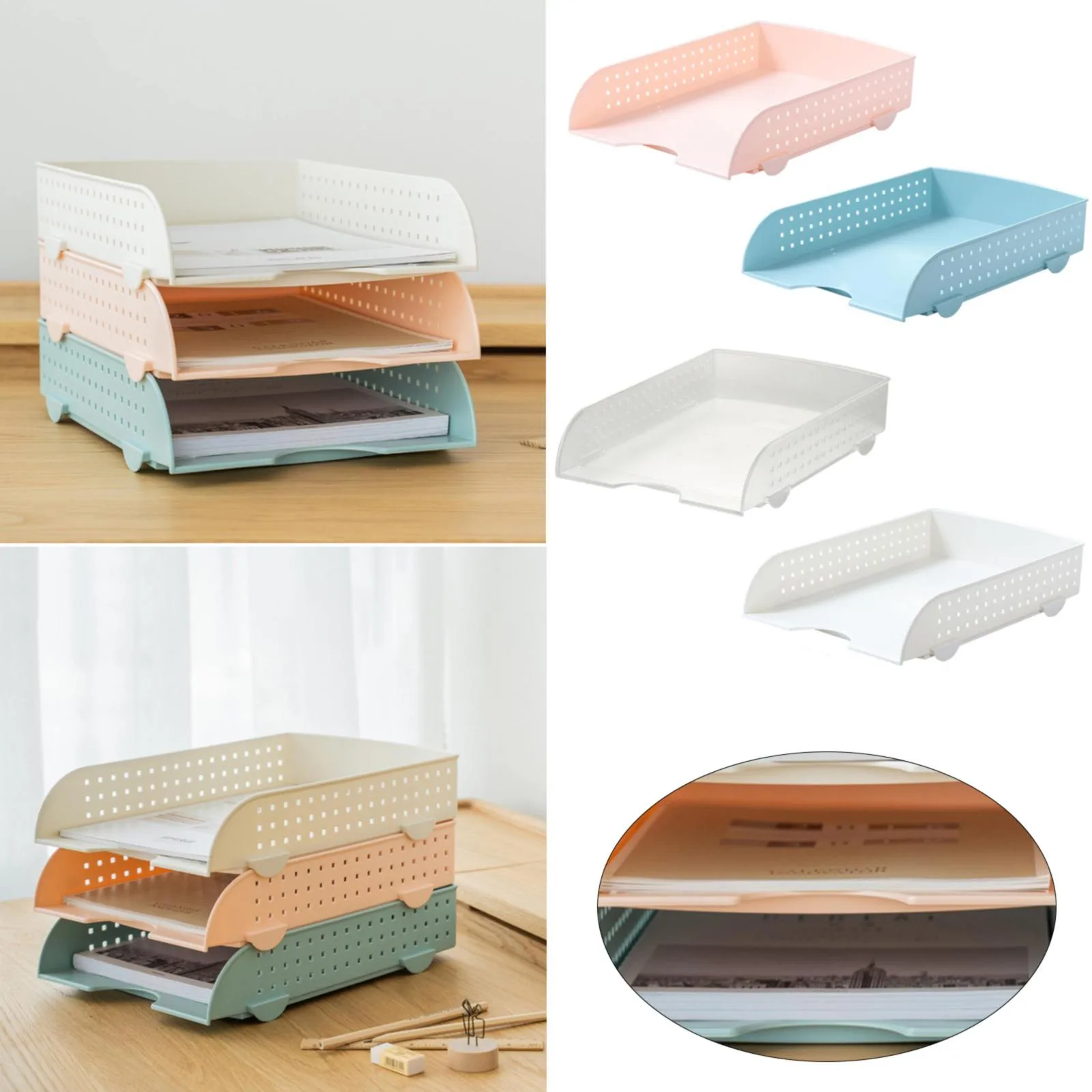 Small Fresh Creative Single Layer Can Assemble File Disk File Rack Easter Crafts For Kids Ages 35 Religious Dropshiping