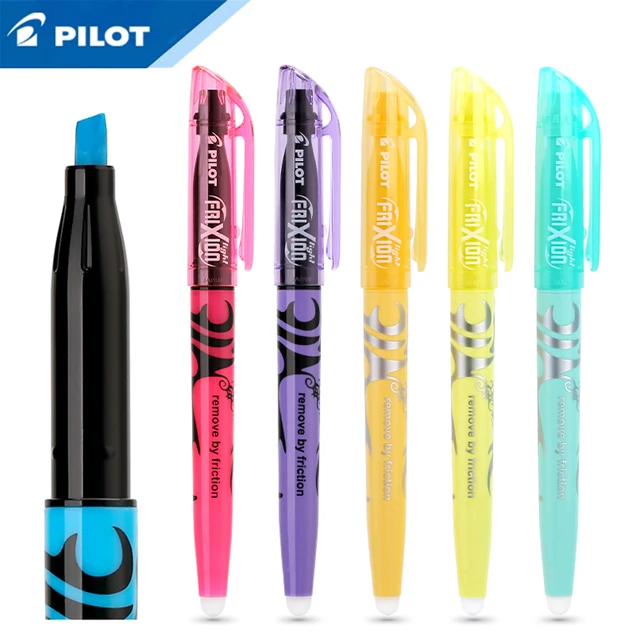 Pilot SW-FL Frixion Erasable Highlighters Soft Light Pastel Color Normal  Colour Highlighter School Study 18