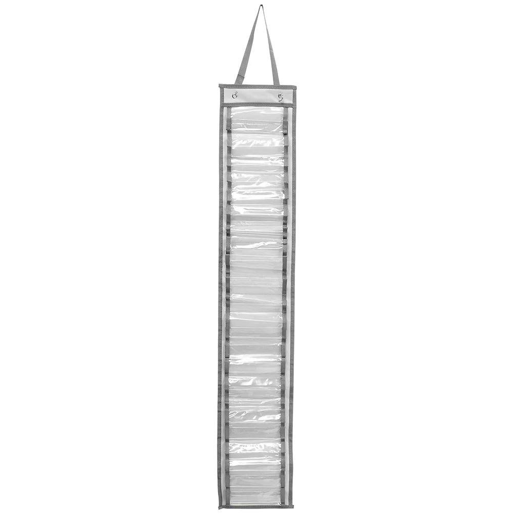 

Storage Lettering Roll Hanging Bag Shelf Shelves Vinyl Holder Organizer Thickened Pvc Oxford Cloth Compartments Rack