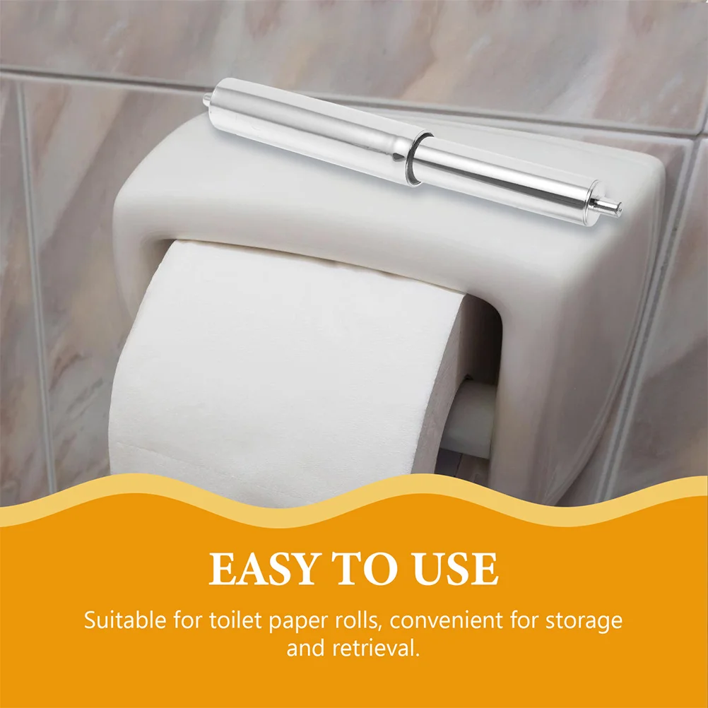 2 Pcs Plastic Tissue Holder Roll Paper Towel Holder Accessories Toilet Paper Rod Simple Tissue Rod Bathroom Fixture