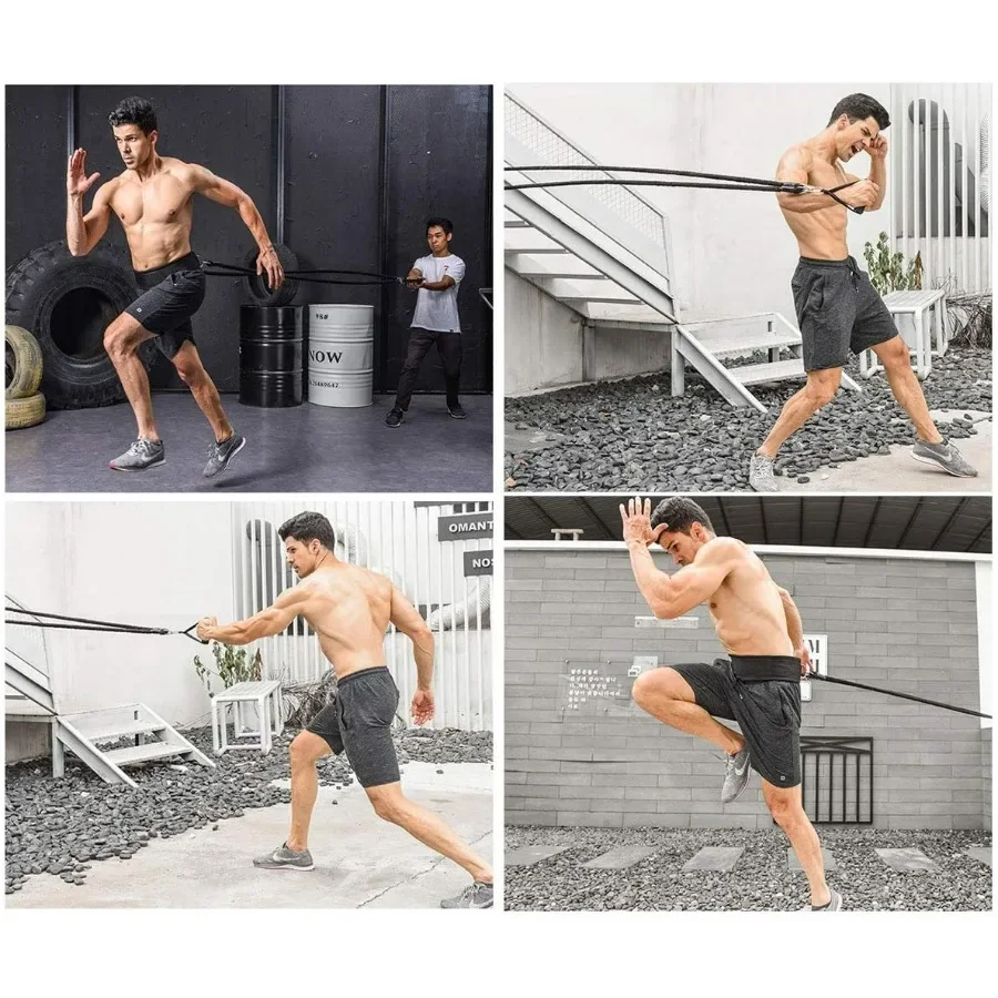 Resistance Training Rope Explosive Force Bounce Physical Training Resistance Rope Improving Speed, Stamina and Strength