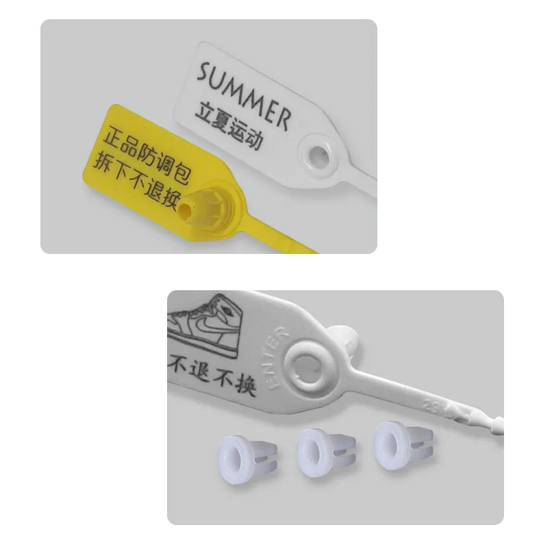 100Pcs Garden Plant Labels Plastic Plant Tags DIY Garden Decoration Tools Disposable Tie Laser Printing QR Code Text Pattern