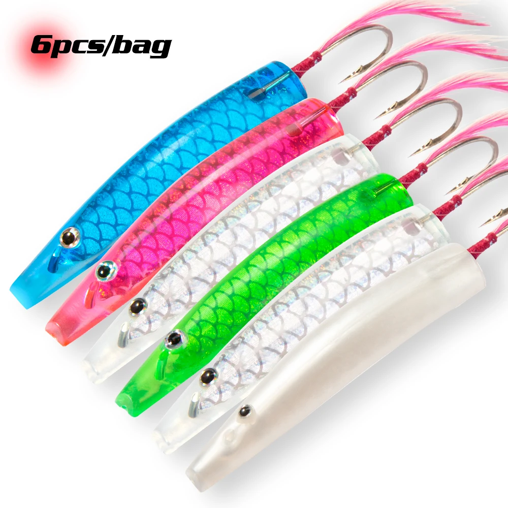 헌트하우스 서프 유미즈노 45&60&70mm 하드 플라스틱 스푼 낚시 루어 트롤링 낚시 미끼 스피너 스푼 파이크 머스키 LW840