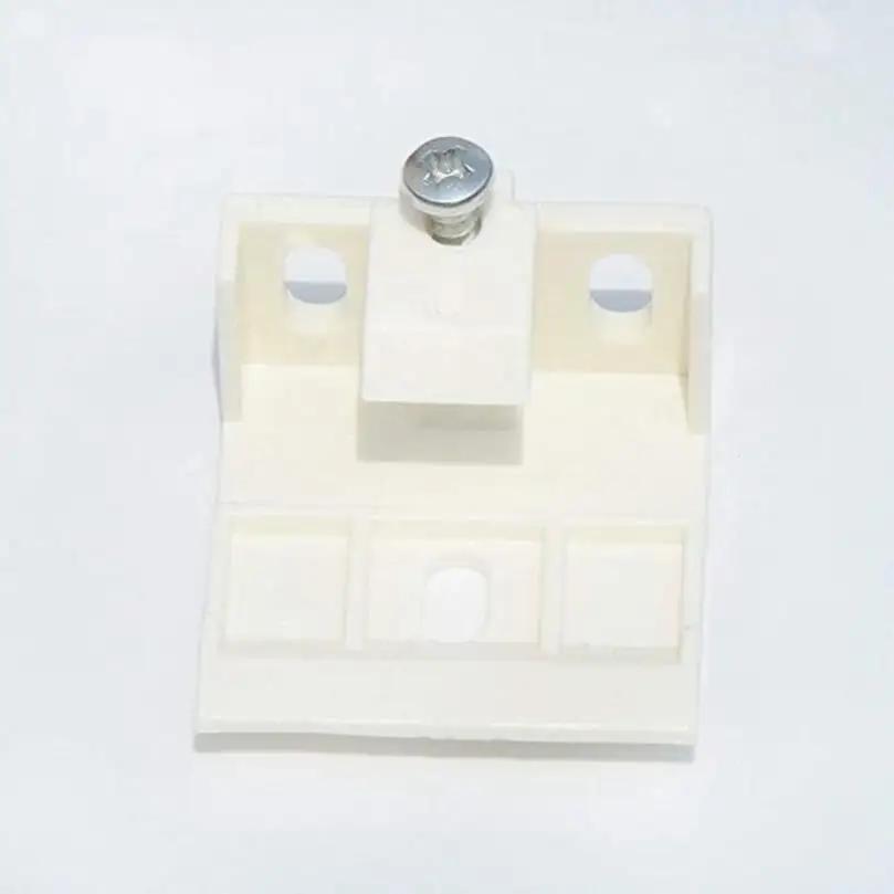 2pcs White Plastic Window Shutter Mounting Bracket Retainer for Pleated /Cellular Shades with Wide Beam Folding Blinds