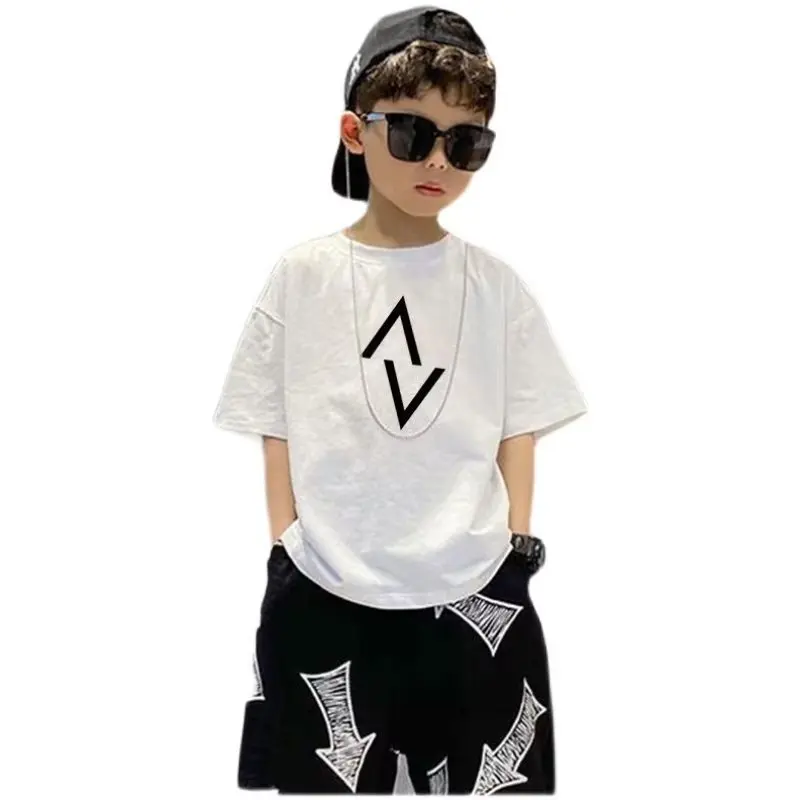 Summer Oufi T Shirt Children's T-shirts Clothes For Teenagers Clothing T-shirt Tops Boy Boys 6yrs 12yrs Short Sleeve Tee Teenage 6