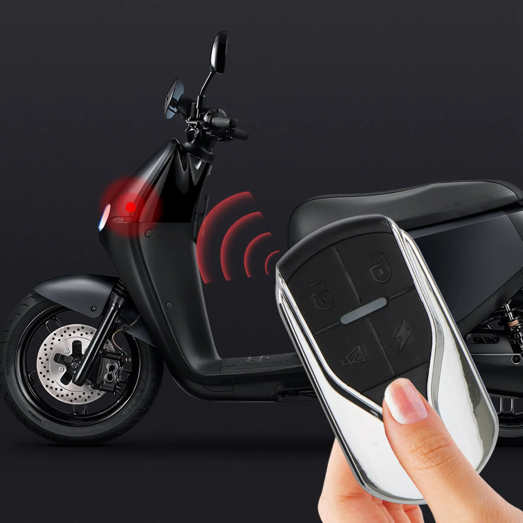 Ebike 경보 시스템, 전기 자전거, 스쿠터, 브러시리스 컨트롤러용 스위치 2 개 포함, 36V, 48V, 60V, 72V