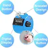 New 2/1PC 4 Digit Number Counters Plastic Shell Hand Finger Display Manual Counting Tally Clicker Timer Soccer Golf Counter Gift 3