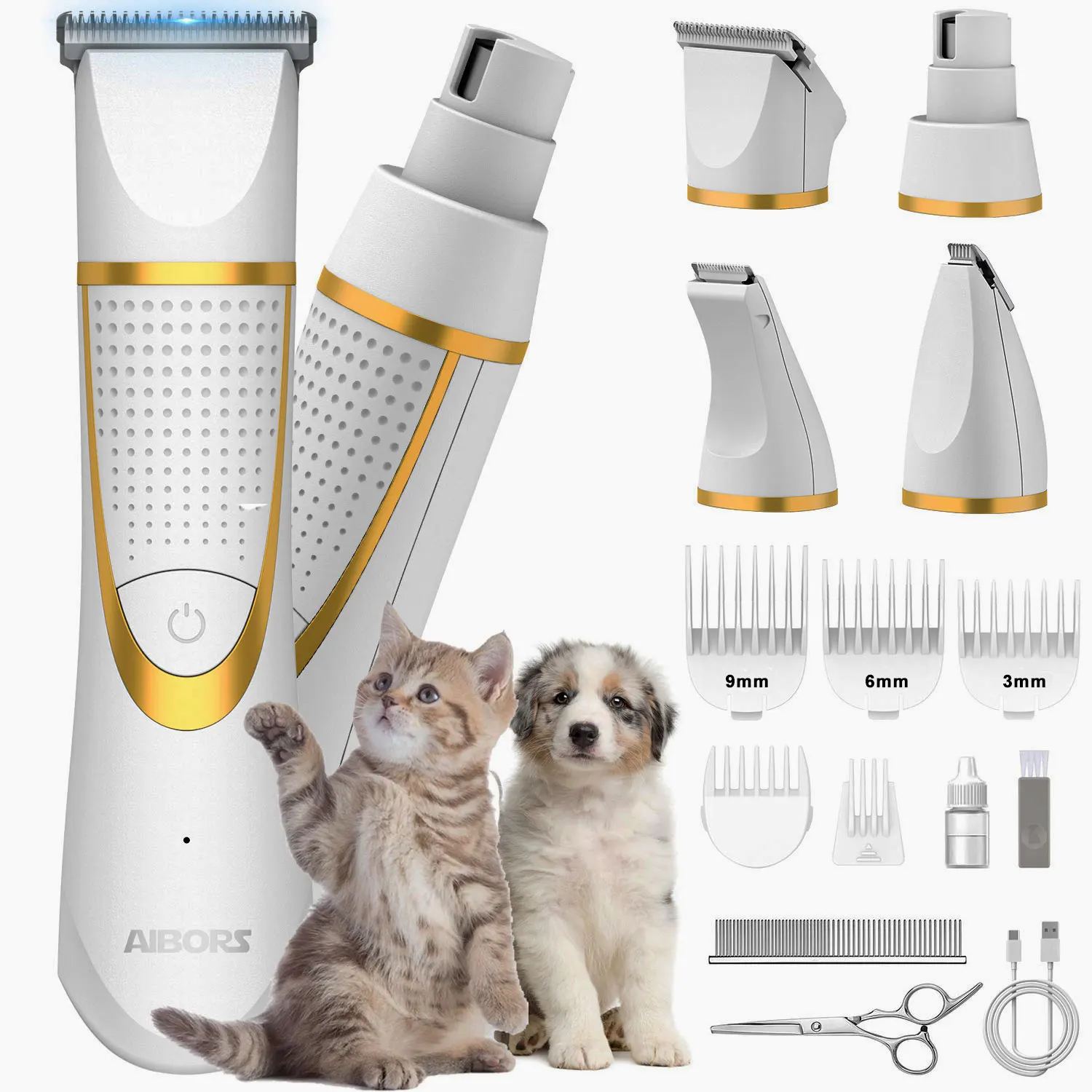 Pet Dog Hair Care Supplies Professional Puppy Clipper Rechargeable Trimmer Foot Shaver for Cat Dog Beauty Cutting Machines hair trimmer,pet clipper,dog hair trimmer,pet hair trimmer,dog clipper