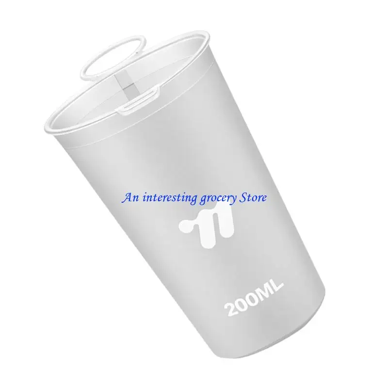 652D 접이식 물 용기 200ML 청소가 쉬운 넓은 입 디자인 물 운반대