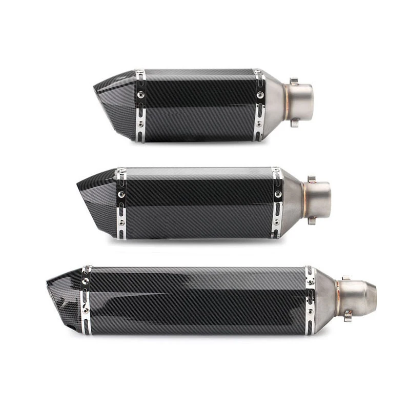 

51mm Escape Moto Tube Motorcycle Exhaust Muffler with exhaust pipe