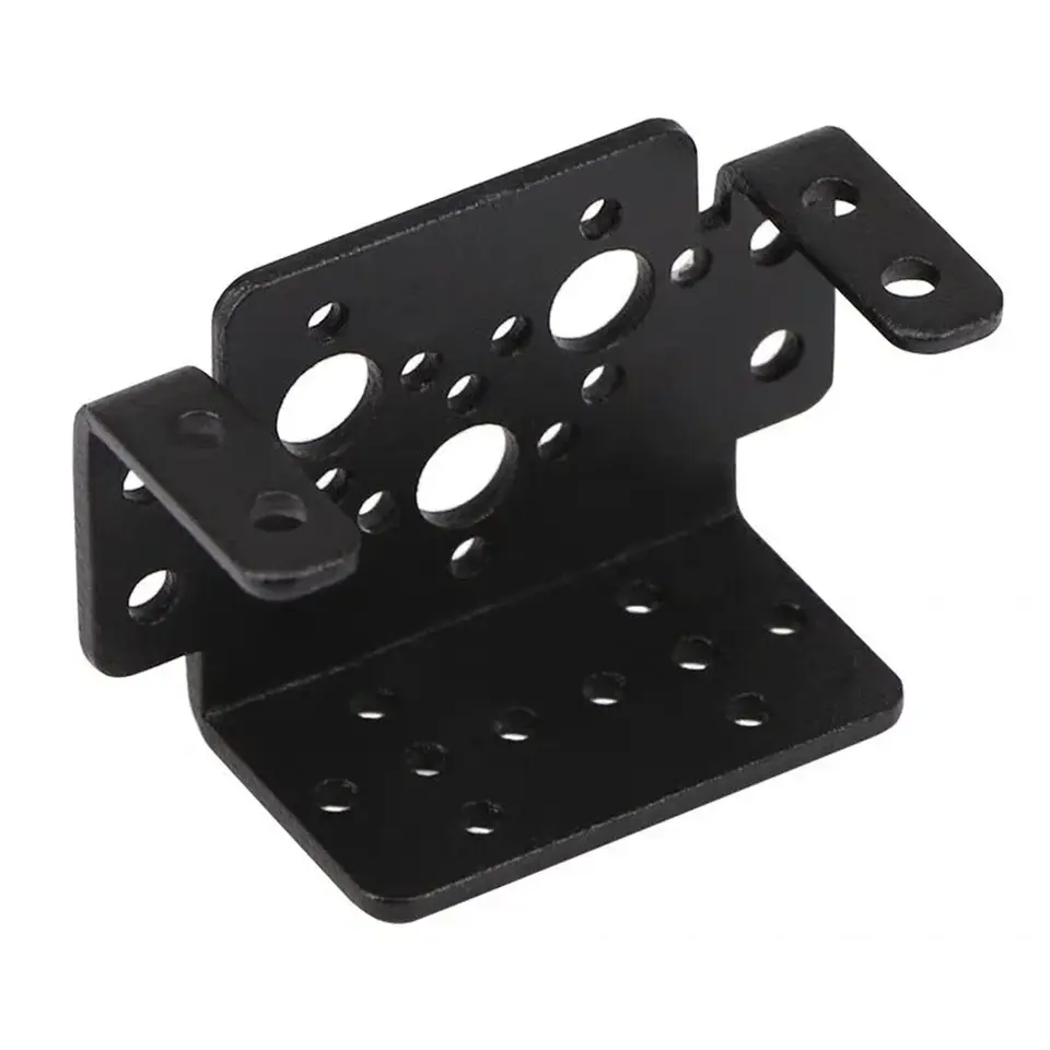1/2/4/10 PCS Multi Servo Bracket for MG995 MG996R Universal Aluminum Multifunction Servo Bracket Robot Steering Gear Bracket image 6