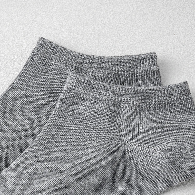 Invisible Low Cut Socks 10 Pairs Women/Men Boat Silicone Non-slip Summer No-show Ankle Solid Color Casual Breathable