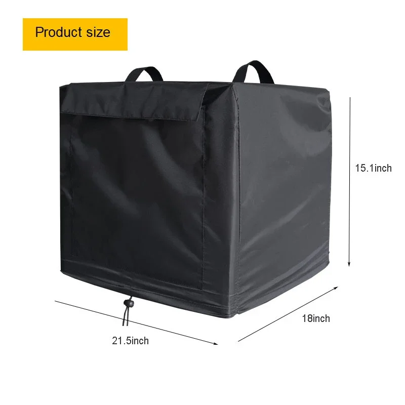 Description Picture 4 of itemOutdoor Pizza Oven Cover 420D Oxford Cloth Portable Square Pizza Oven Waterproof Dustproof Protective Cover Barbecue Accessories