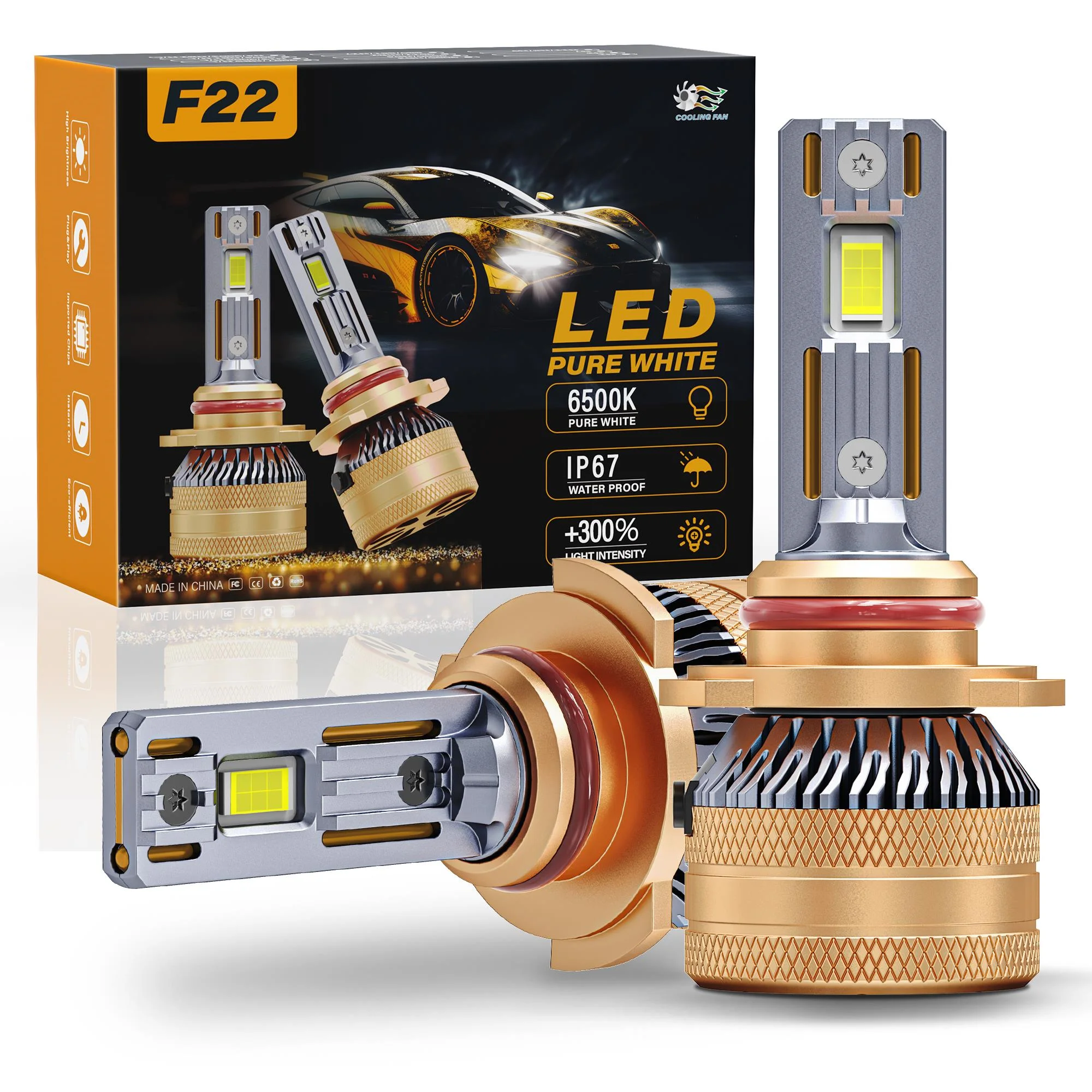 

60000Lm CANBUS LED H4 H7 H11 Led Fog Lights 9005 HB3 9006 HB4 6000k White Bulb Car Driving Headlamp For BMW Toyota Skoda Ford
