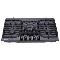 30" Stainless Steel 5 Burner Gas Cooktop LPG/NG Convertible Thermocouple Safety System Durable Cast Iron Burner Gas Stove Top 2