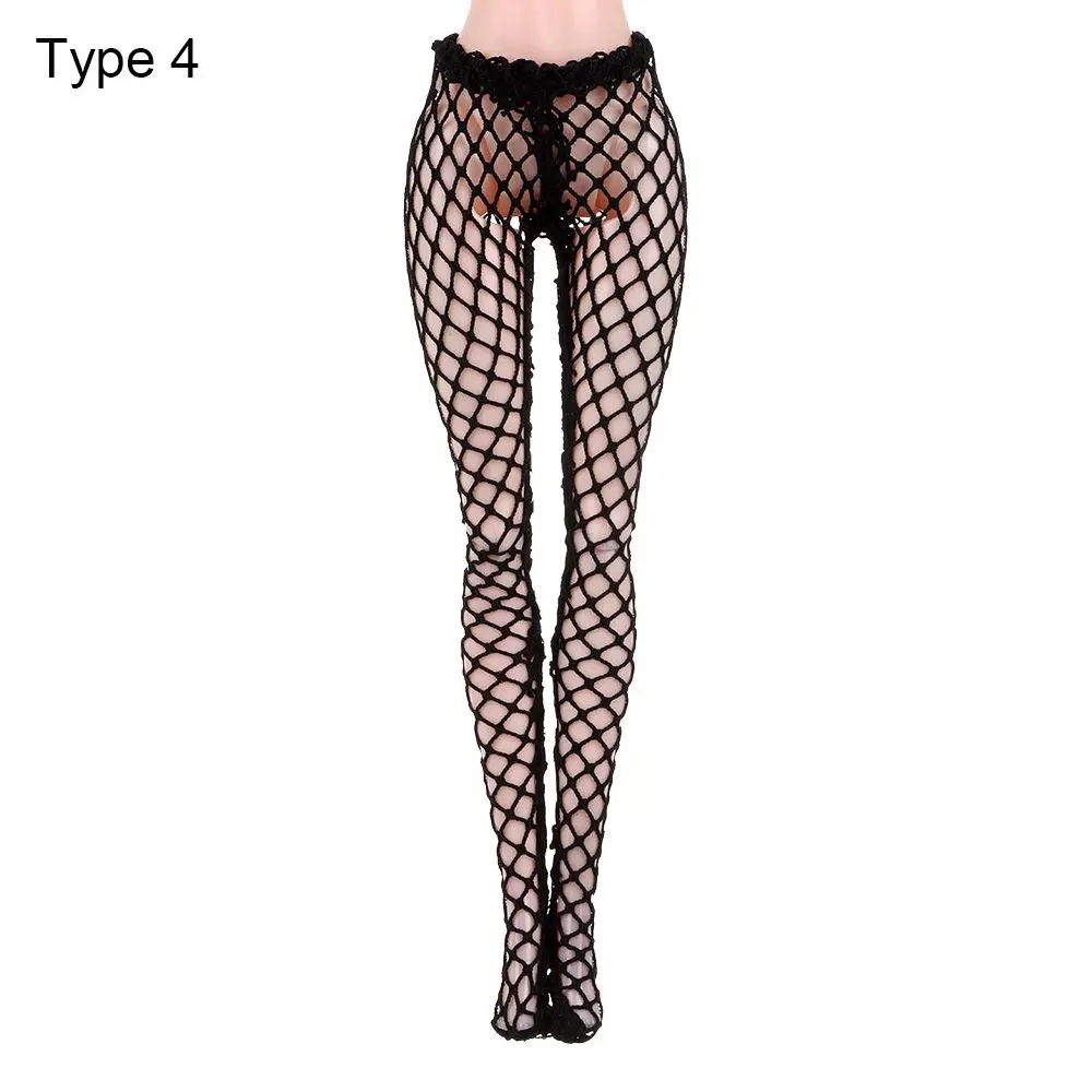 Puppe Seiden strümpfe Mini Netz strumpfhose Puppen Zubehör Strumpfhosen Höschen elastische Leggings Hosen Socken für 1/6 Puppe/30cm Puppe – Detail 13