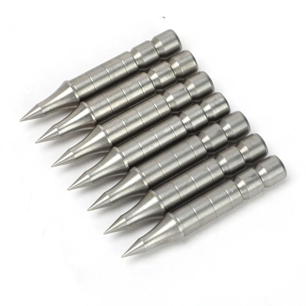 ID 8.0mm Arrow Point Archery Broadheads 6/12pcs 100/120/180 grain for Recurve Compound Bow Arrow Head Tips DIY archery arrowhead