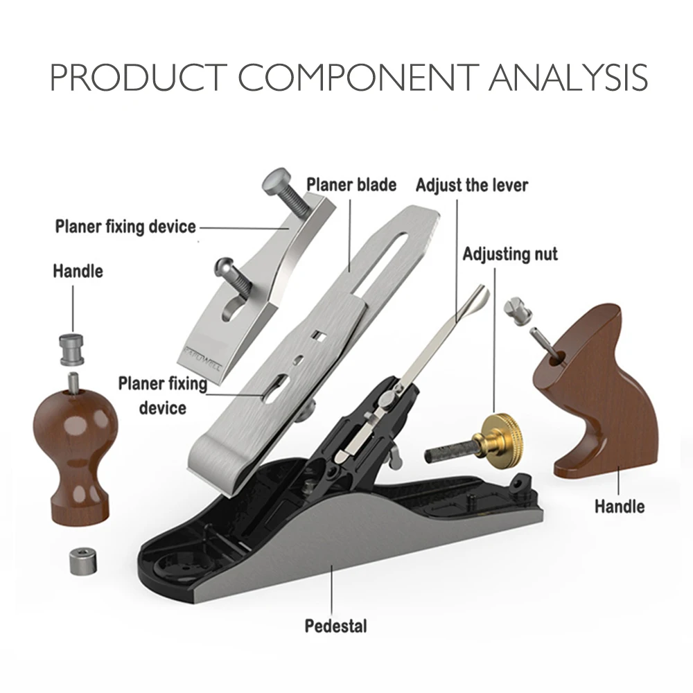 European Wood Planer Alloy Steel Blade Carpentry Woodcraft Trimming Knife Treat Burrs Woodworking Flat Plane Hand Tool woodworking hand tools,wood trimming tool