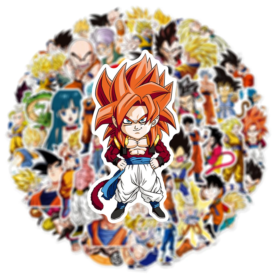 PACK AUTOCOLLANTS STICKERS Vinyle Dragon Manga Style Shenron