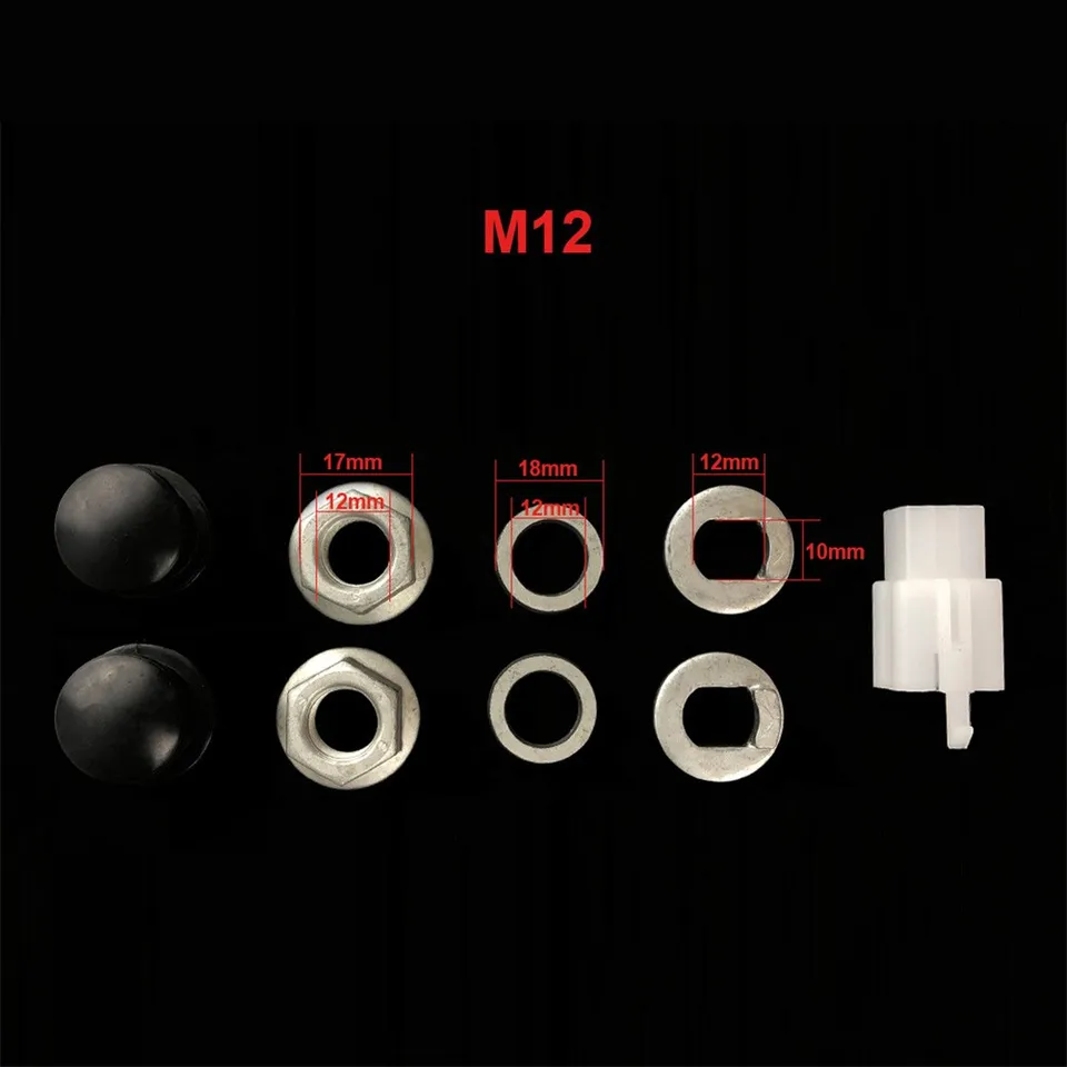 Cikonielf Kit De Rondelles De Clip E Rondelle De Clip M1.5-M10 E, Lisse