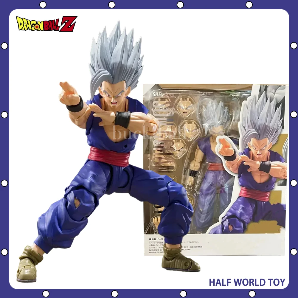 

Dragon Ball SHF Son Gohan Action Figure Super Saiyan Anime Figures Silver Hair Gohan Beast Figurine Pvc Movable Doll Model Gift
