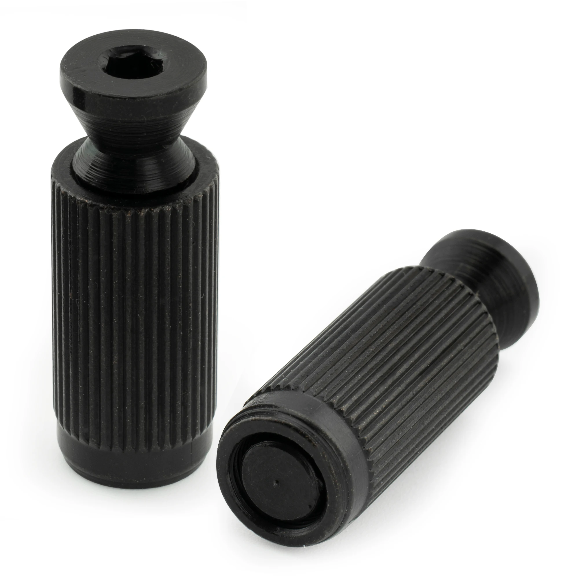 Musiclily Pro 10 mm Buchse M7 metrische Pfostenbolzen für E-Gitarre Tremolo-Brücke (2er-Set) – Detail 3