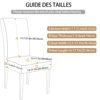 Waterproof Elastic Chair Cover for Dining Room Kitchen Wedding Hotel Banquet Restaurant Anti-dirty Seat Cover Housse De Chaise 2