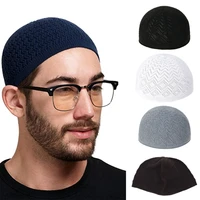 Muslim Prayer Hat Gold Islamic Man New Turban Indian For Men Clothing Islam Keffiyeh Turkish Kufi Husband Scarf 1