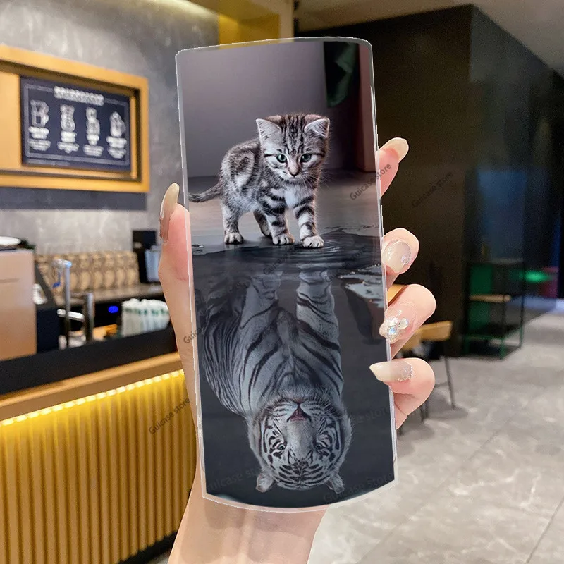 Clear Soft Silicone Cute Painted TPU Case Cover