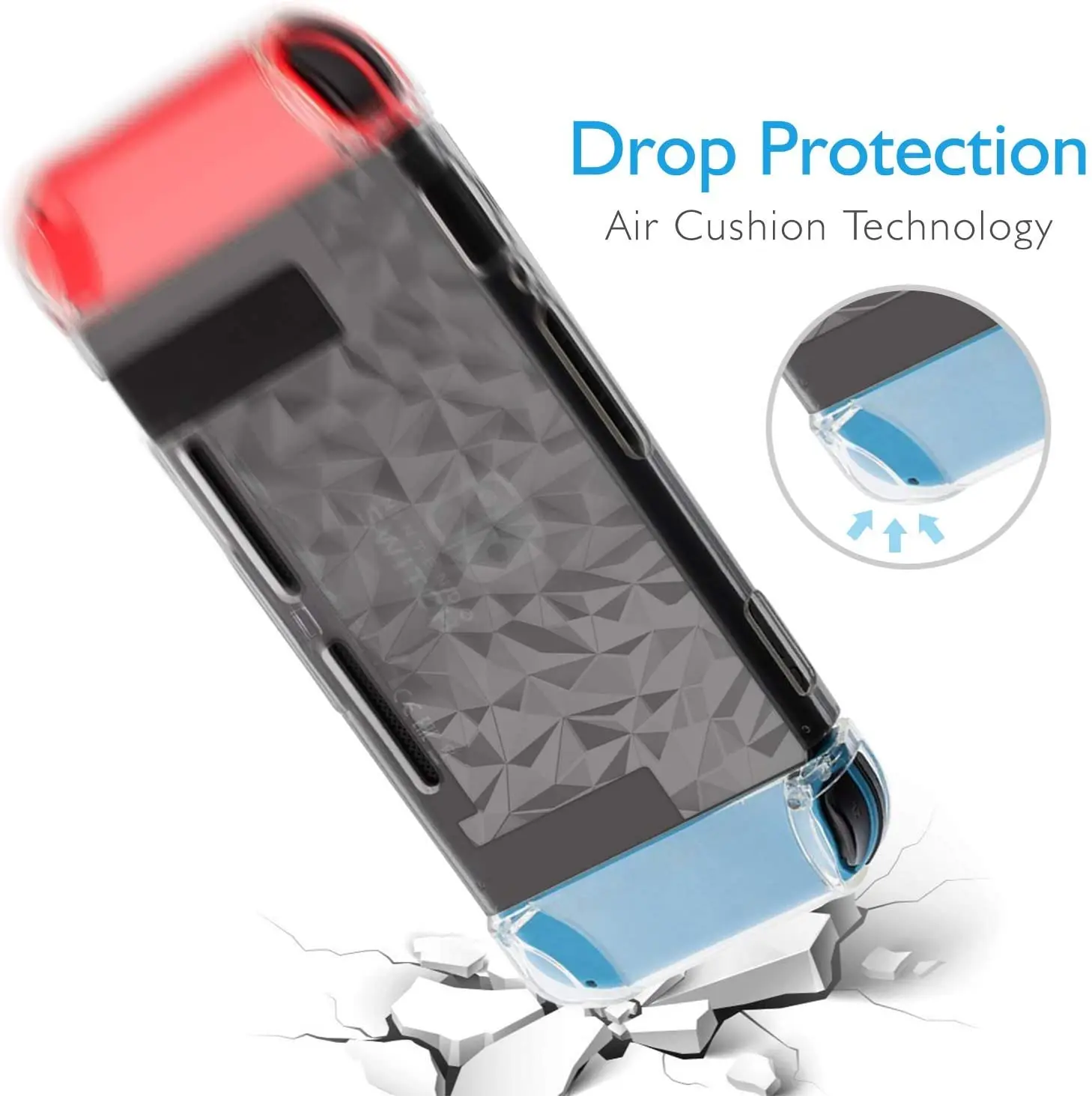 Mooroer-nintendo Switch Case com Protetor de Tela Capa Protetora Dockable Temperado - Image 6