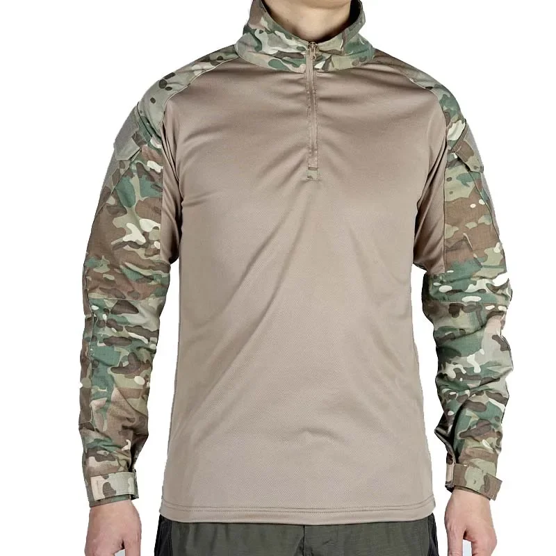 Men's Outdoor Combat Long Sleeve Tactical Shirt - Durable and Wear-Resistant