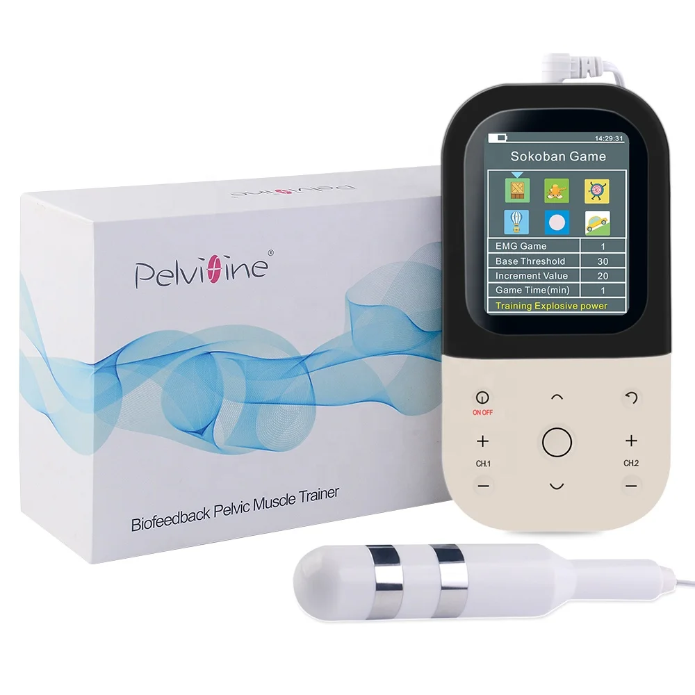 

Konmed KM531 EMG biofeedback pelvic muscle trainer with vaginal probe for female pelvic floor muscle training