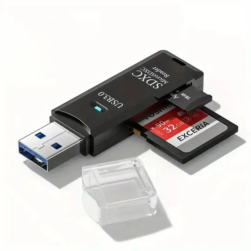 USB 3.0 Card Reader Micro SD TF Adapter for PC Laptops