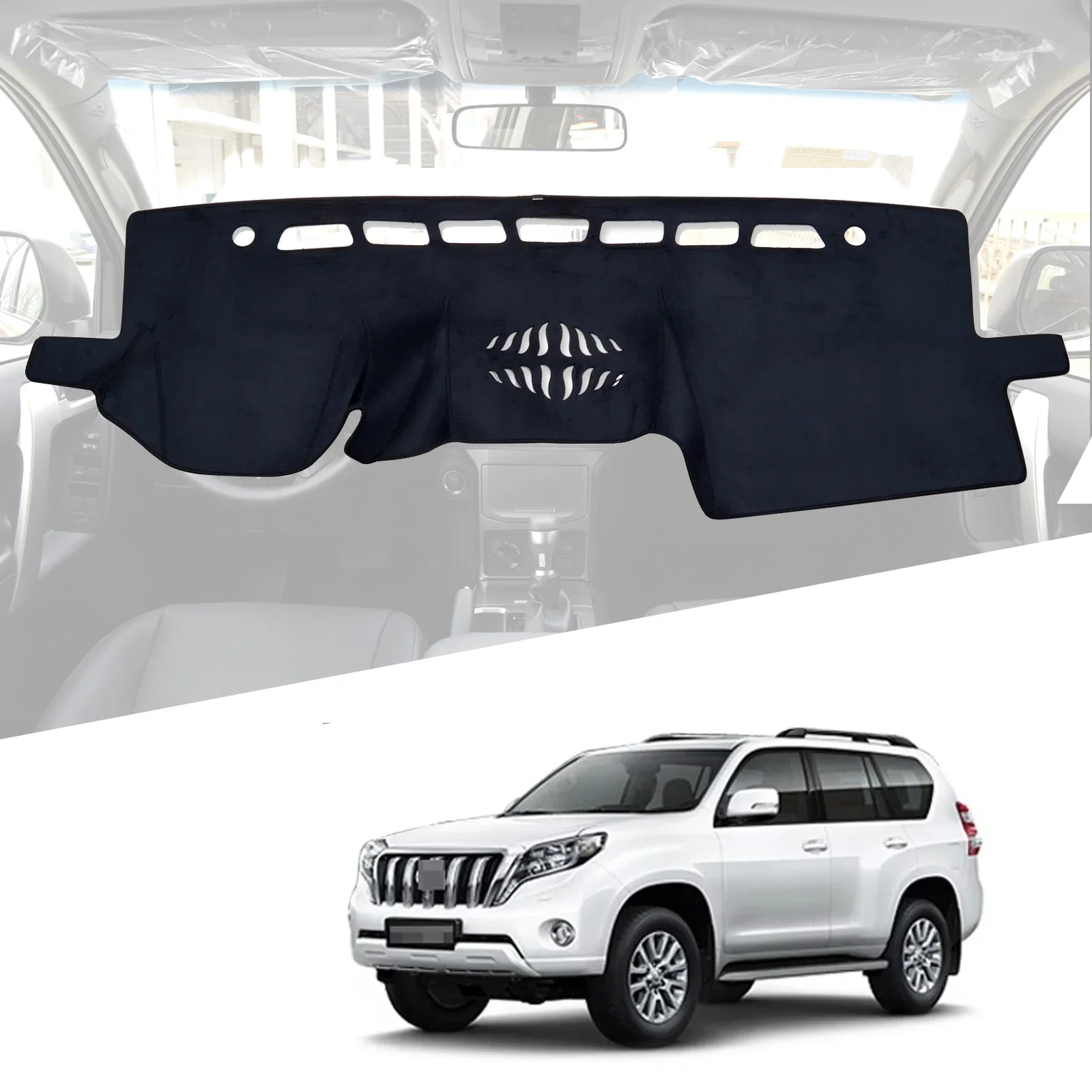 Dashboard Cover Pad for Toyota Land Cruiser Prado J150 Series GX GXL 2013