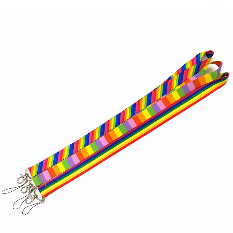 10pcs LGBT κ  ̵ Ű Lanyards  Ȧ ID ī Ű ü ȭ Ʈ USB ģ ׼ 
