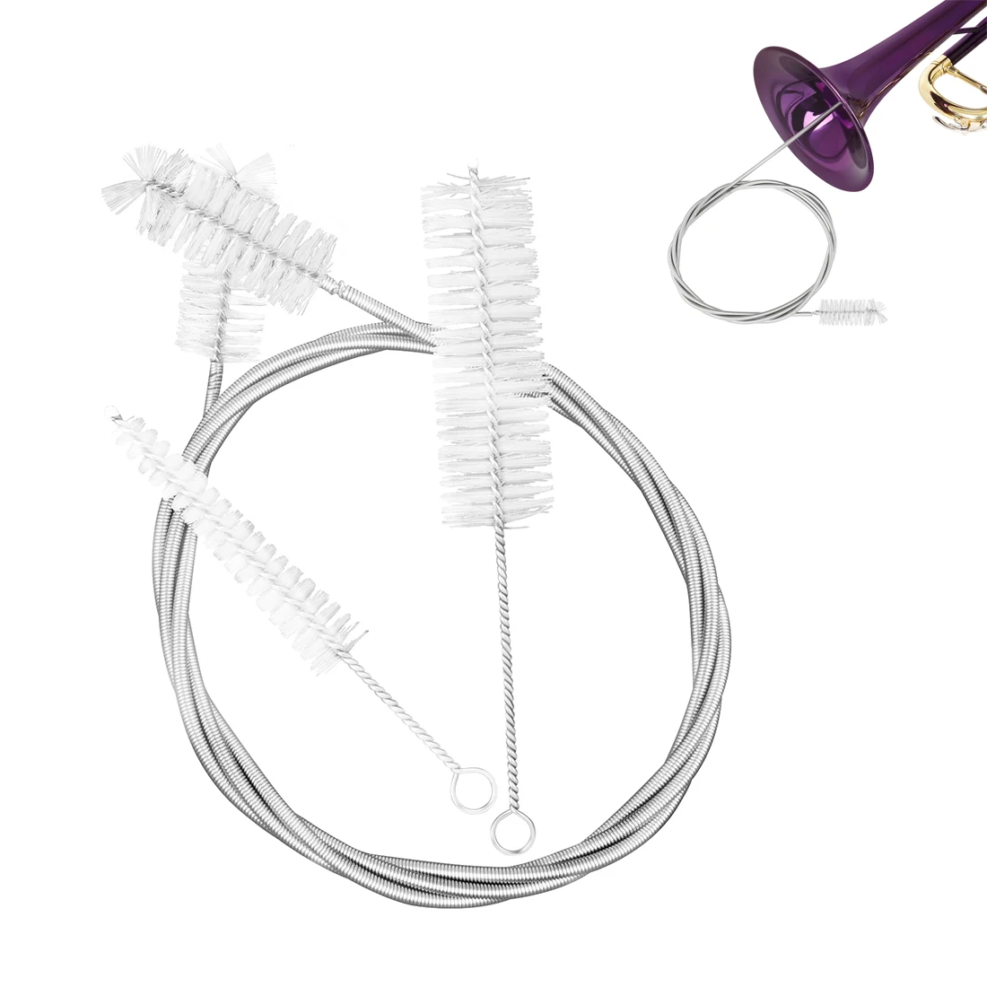 Set Di 10 Pennelli Flessibili Per Scarico E Paglia Per Pulizia Tubi, Spazzola Per Pulizia Tubi - Foto 9