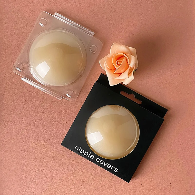 

Women Invisible Pads Nipple Cover Shoulder Pads Reusable Self Adhesive Breast Chest Invisible Mat Stickers Accessories No Trace