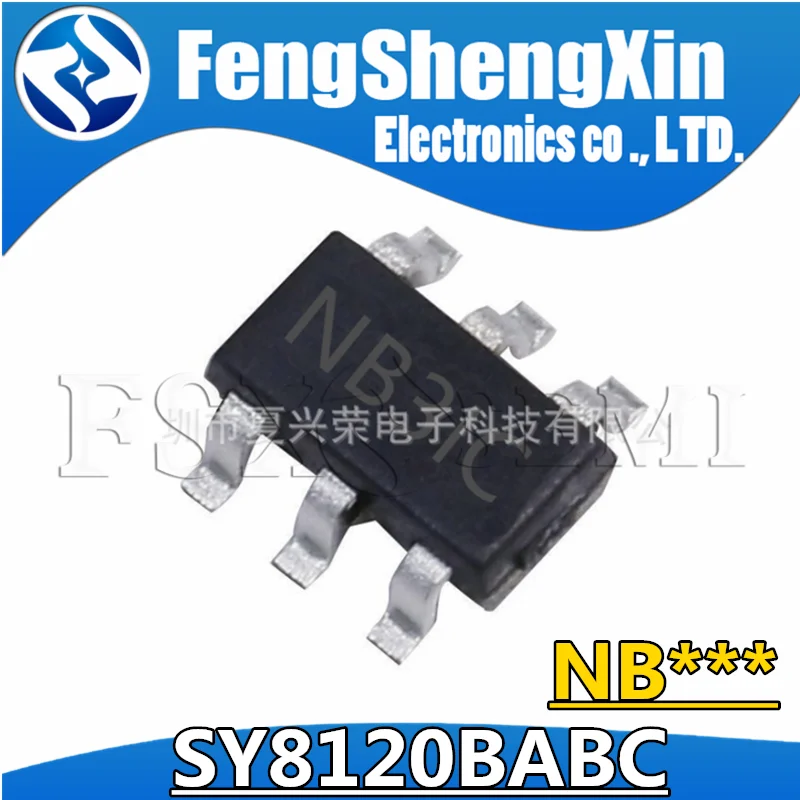 

10pcs SY8120BABC NB*** SOT23-6 SY8120B SY8120 Synchronous step-down regulator