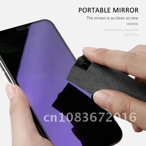 

2 In 1 Phone Screen Cleaner Spray 2Pcs Cleaning Artifact Computer Screen Dust Removal Microfiber Cleaning Brush Glass Cleaner