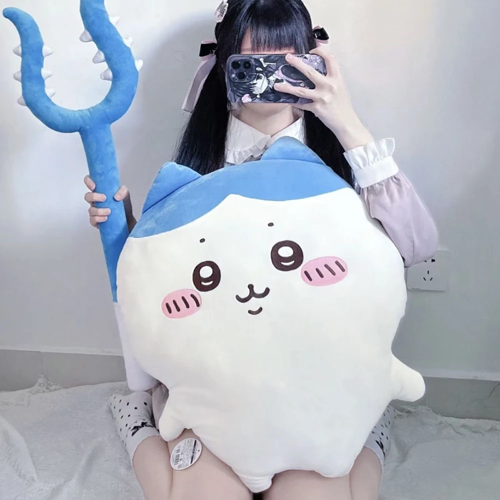 

Big Size Cartoon Chiikawa Hachiware Usagi Plush Toys 45Cm Girls Girlfriends Students Gifts Kawaii Plush Home Bed Decoration