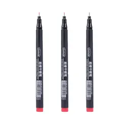 Ultra-Fine Tip Erasable Whiteboard Markers - 0.5mm Dry Erase Pens for Office, School, and Art (3Pcs red)