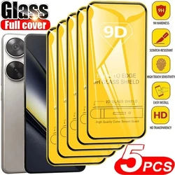 Premium 9D HD Full Cover Tempered Glass Screen Protector - 1 to 5 Pack for Poco M7 Plus