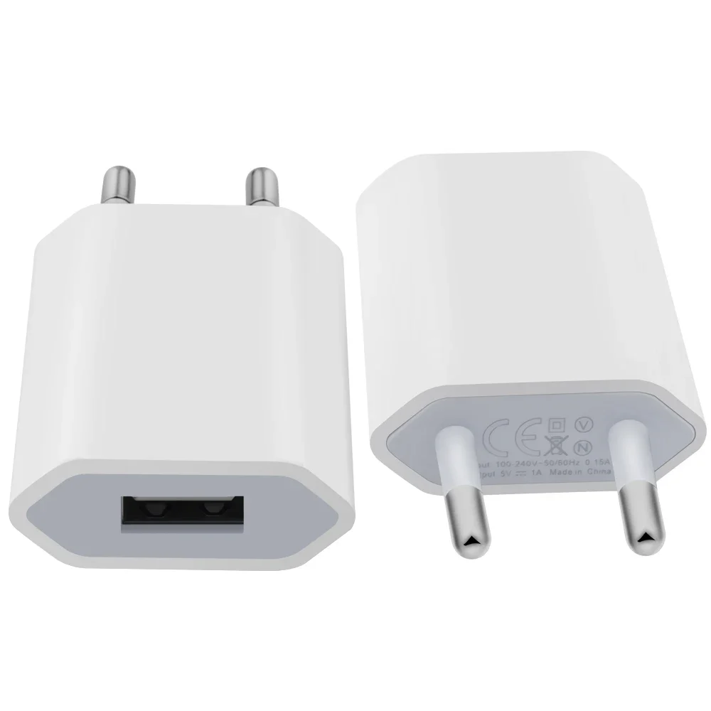 10/20pcs US/EU Plug 5V 1A AC USB Wall Charger Power Adapter 5W Phone Charger for Samsung iphone HTC Huawei Xiaomi charger adapter battery charger power supply adapter battery charger adapter