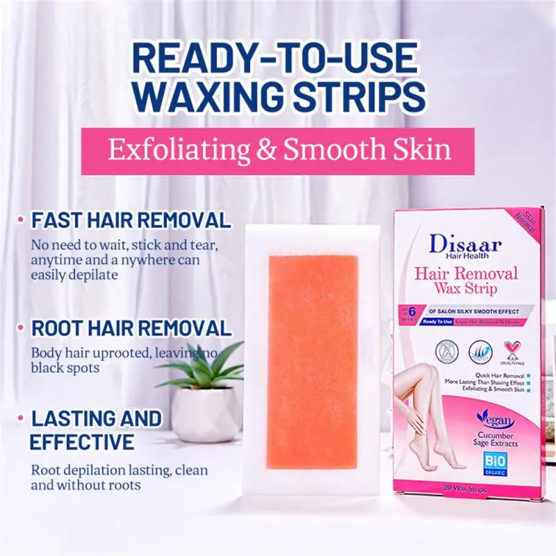 Hair Removal Cream Easy To Use Rapid Hair Removal Gentle Sticker Skin Care 40g Non-woven Fabric Dehairy Wax Paper