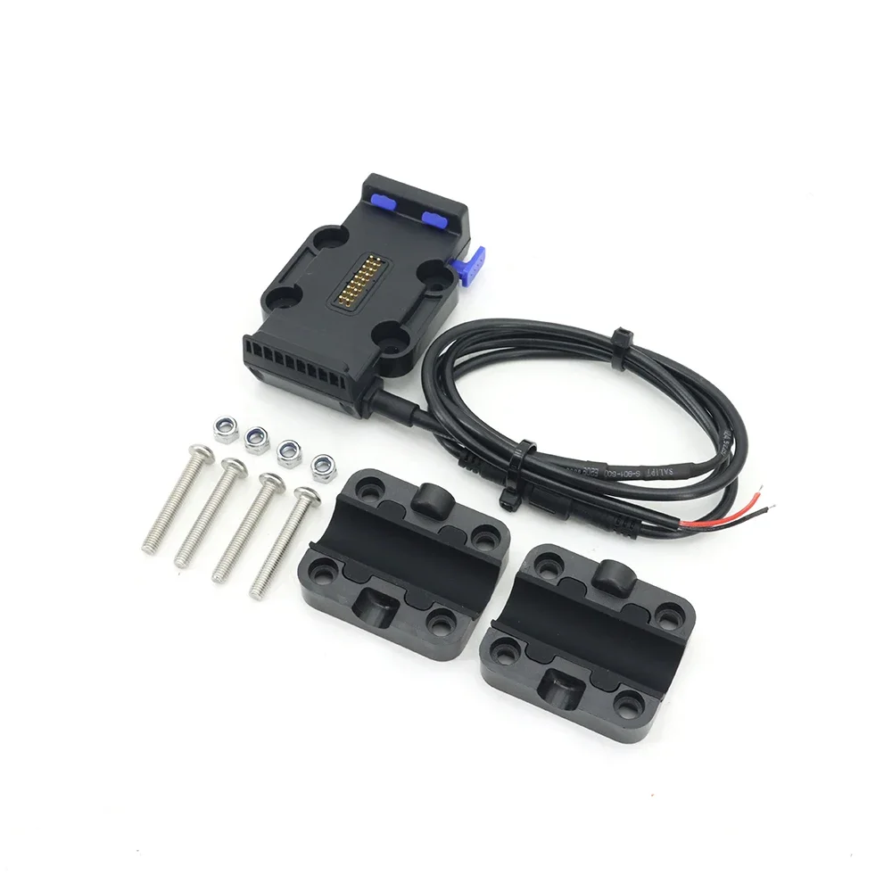 Telefonhalterung für die Navigation, Stromversorgung, kabelloses Laden, 12 mm/16 mm/22 mm, Rollbügelbasis für BMW R1300GS R 1300 GS R1300GS. – Detail 3