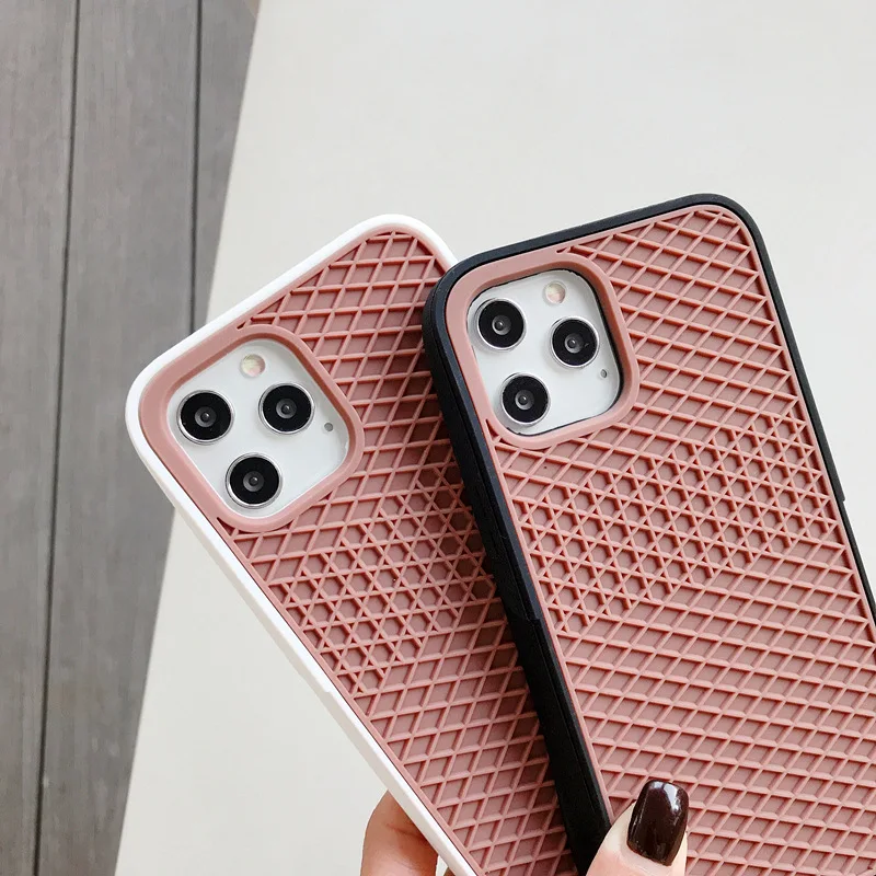Фото Чехол для телефона с Вафельной подошвой для iPhone 11, 12, 13 Pro Max, XS, XR, X, 6, 7, 8 Plus, SE 2020, Мягкий Силиконовый противоударный чехол-накладка для фургонов №5