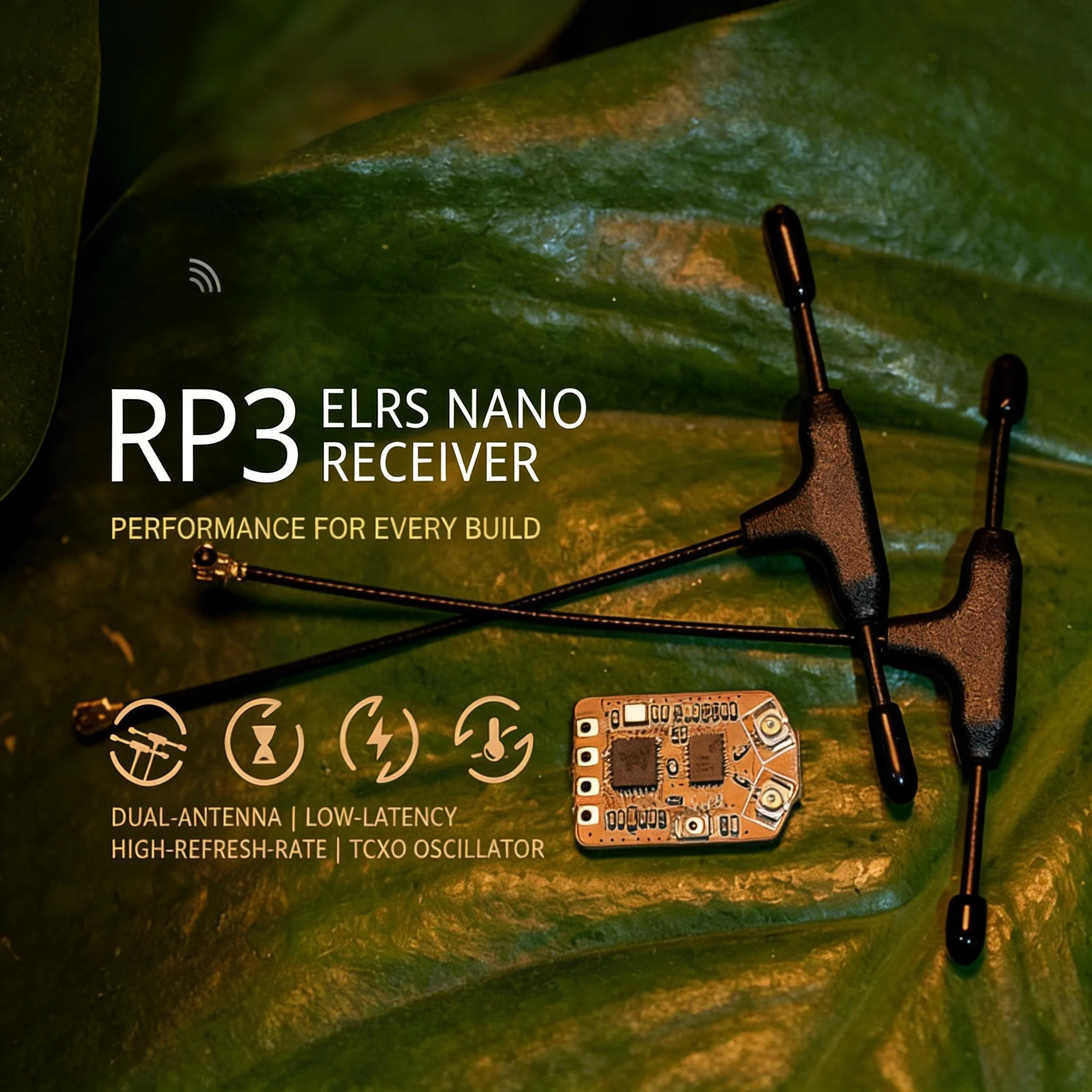 Ricevitore Nano RadioMaster RP1 RP2 RP3 2.4ghz ExpressLRS ELRS per Trasmettitore Radio RC TX16S TX12 ELRS - immagine 4