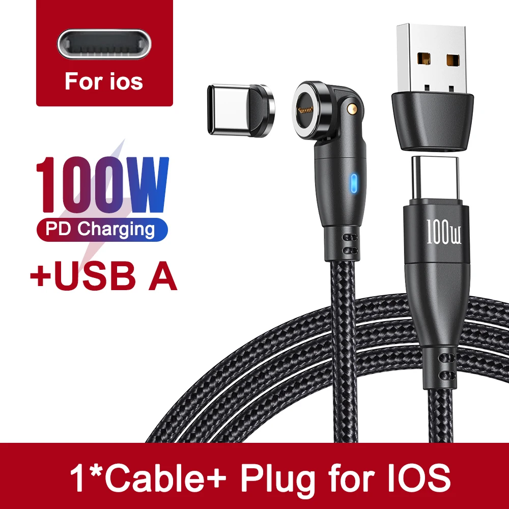 ตัวเลือกสินค้า สายชาร์จ USB Type-C 5A ชาร์จเร็วสำหรับมือถือและโน้ตบุ๊ก