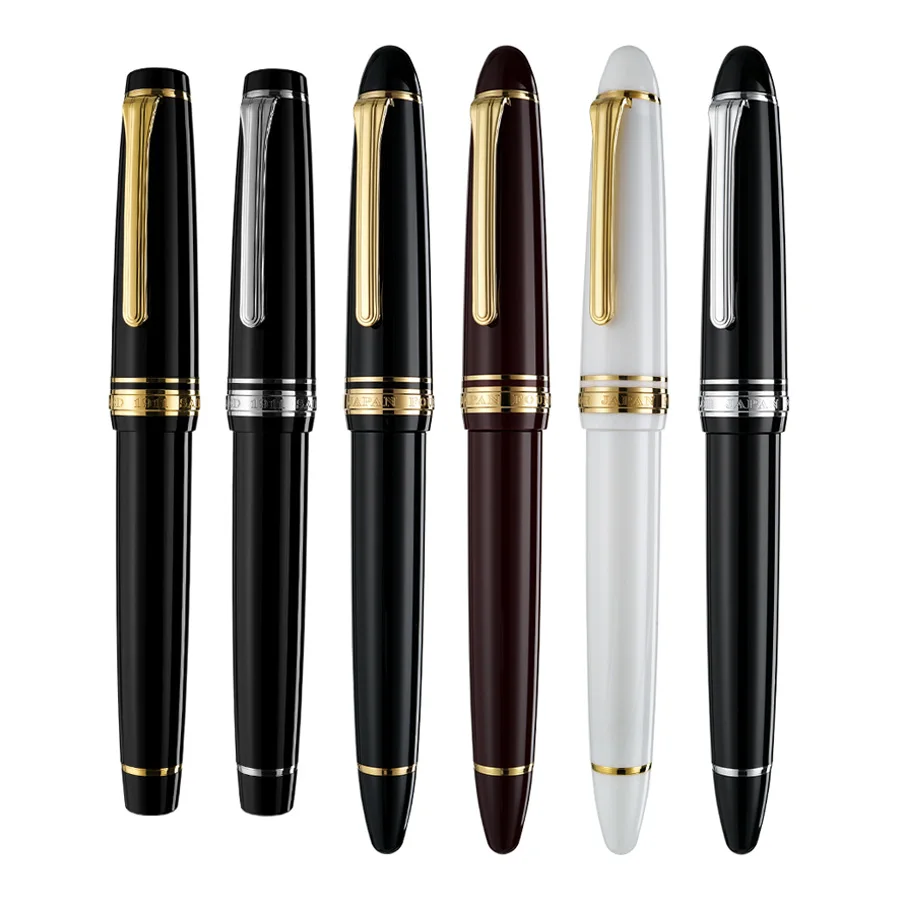 

Original Japan Sailor Torpedo 21K Fountain Pen Large Flat-Top Crown Two-Color Gold-Nib Writing Pen 11-2036 Office Statioery Gift